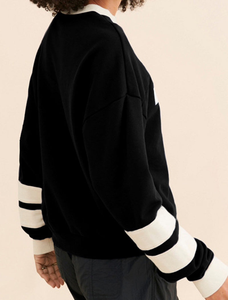 Oversized Varsity Graphic Top
