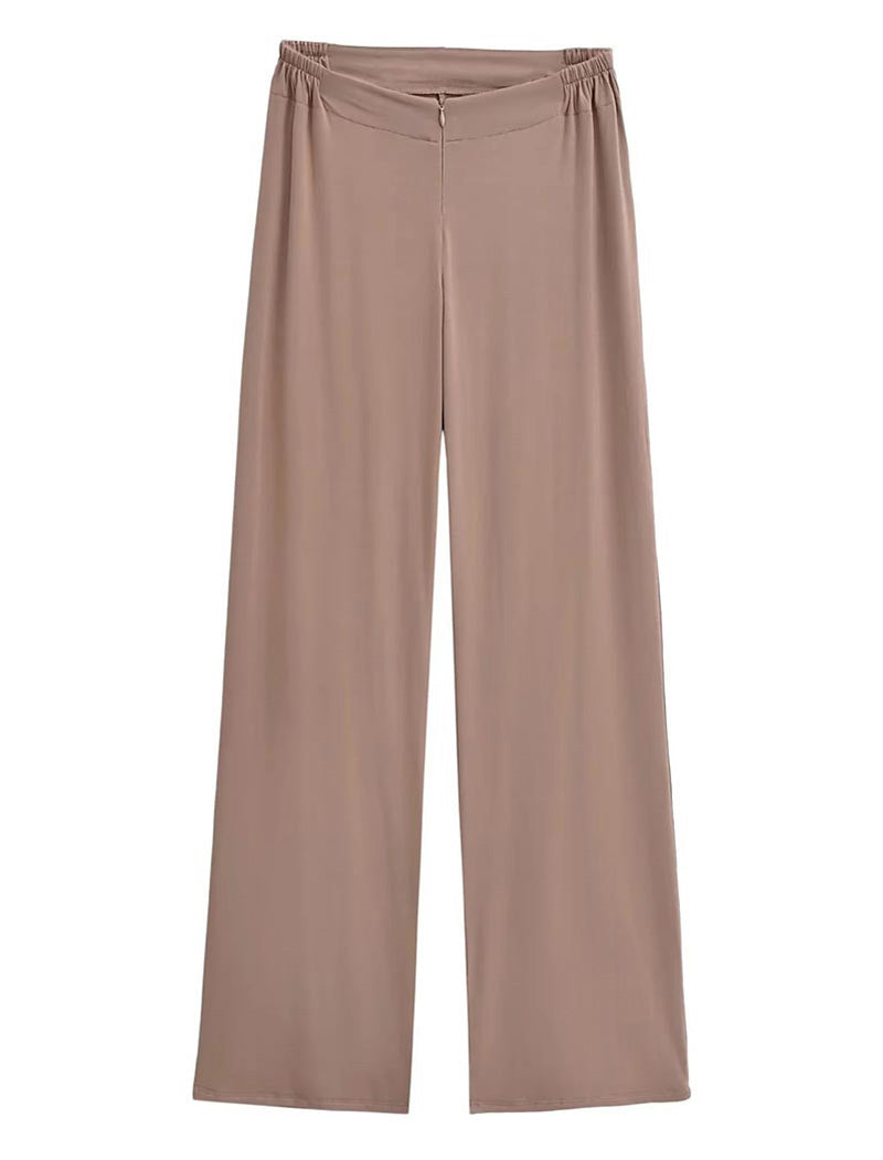 Wide-Leg Lounge Pants