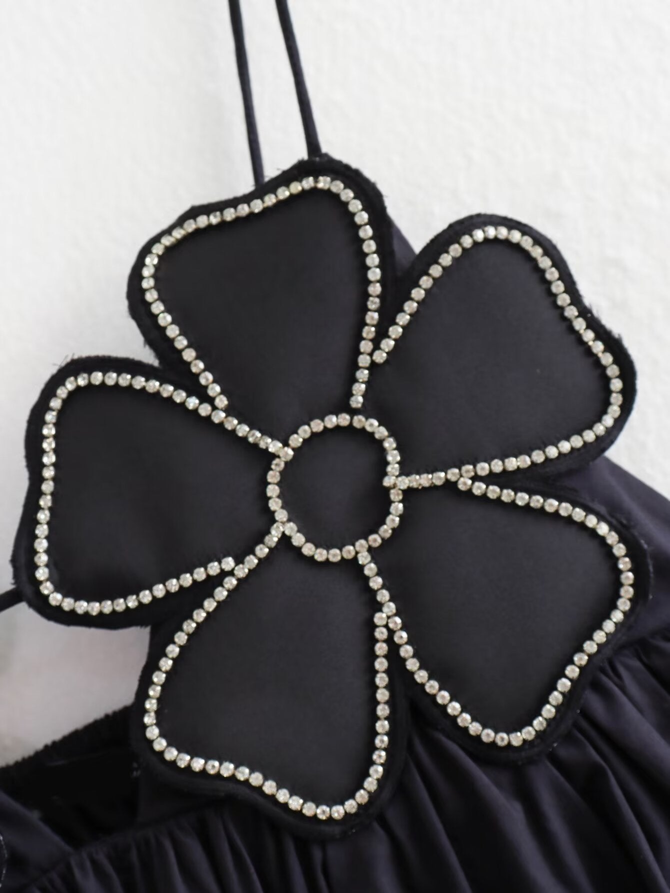 Floral Applique Crop Cami