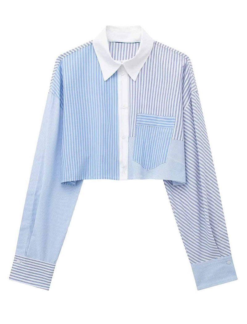 Striped Long Sleeve Loungewear Top