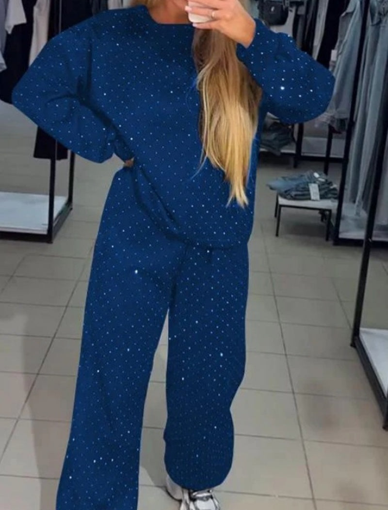 Starry Print Loungewear Set