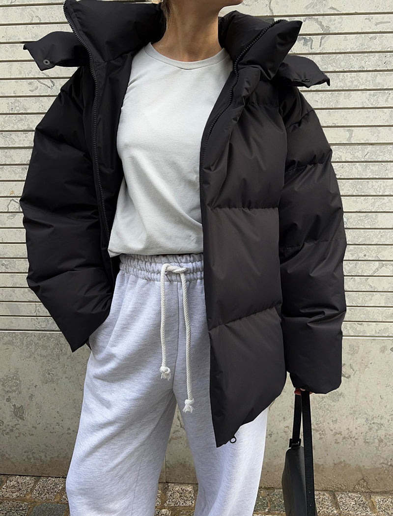 Oversized Hooded Puffer Jacket
