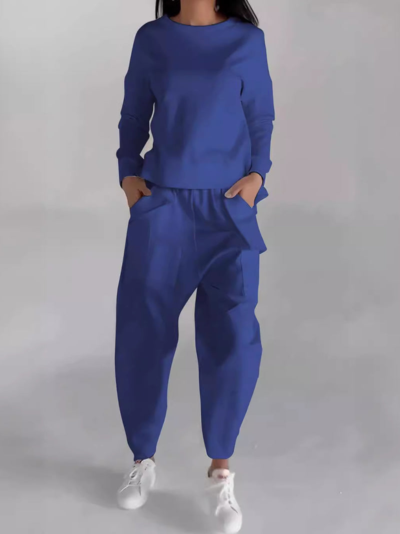 Back-Tie Top and Cargo Pants Set