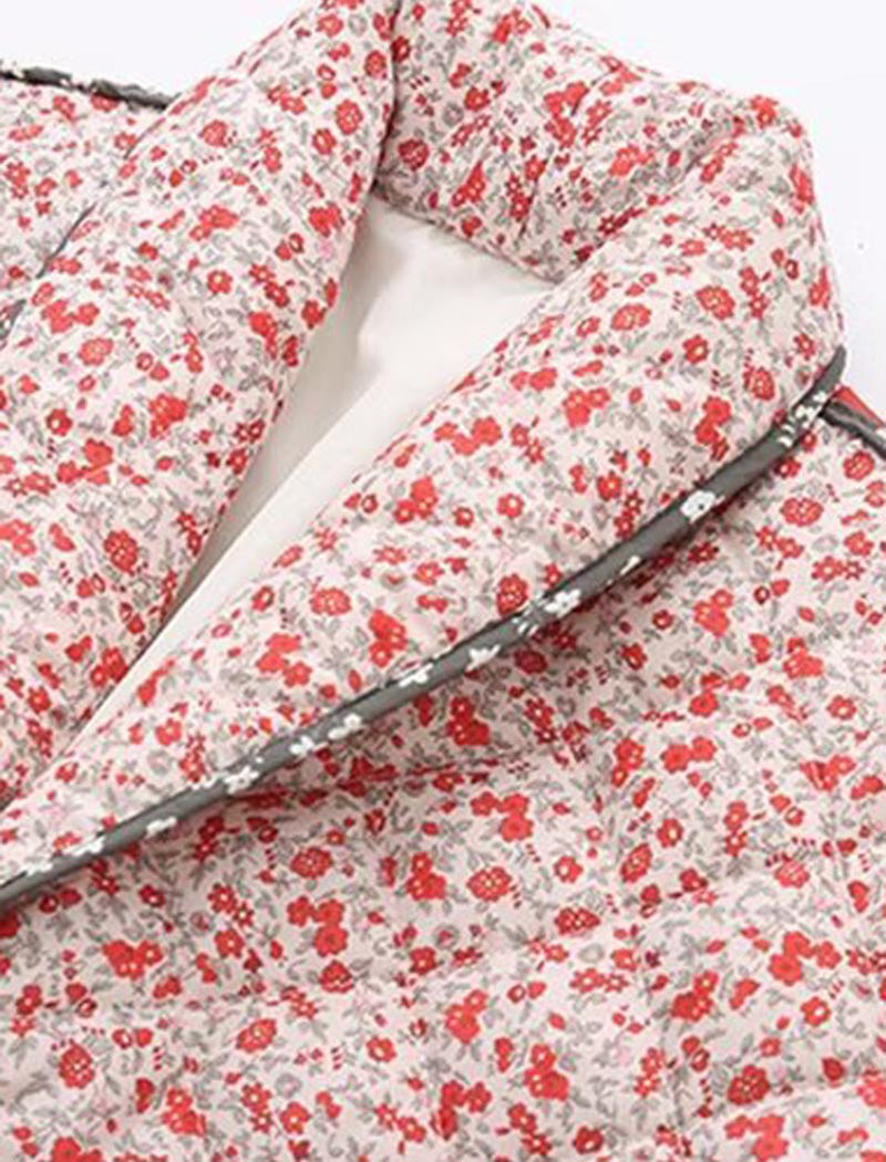 Quilted Patchwork Colorblock Jacket