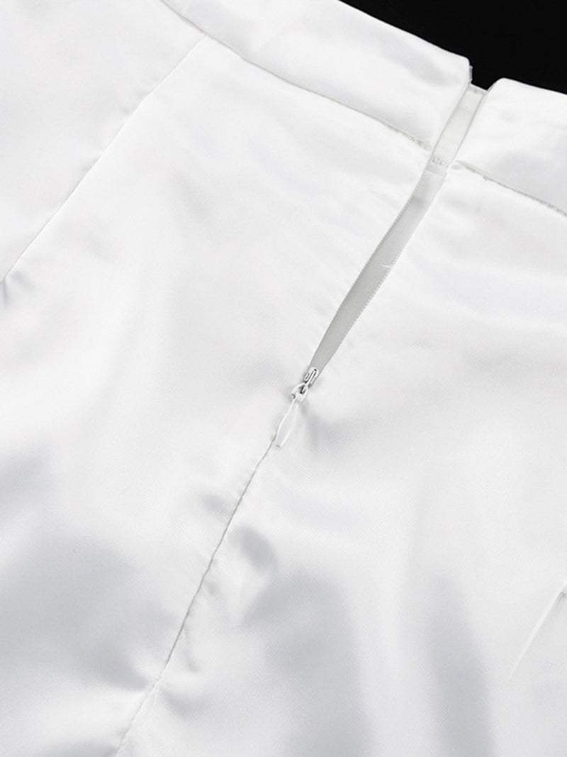 High-Waisted Slit Maxi Skirt