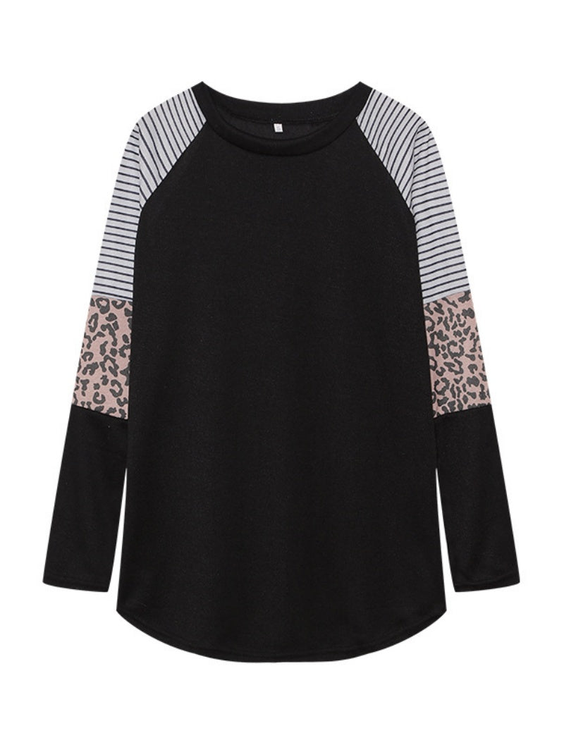 Colorblock Long Sleeve Top