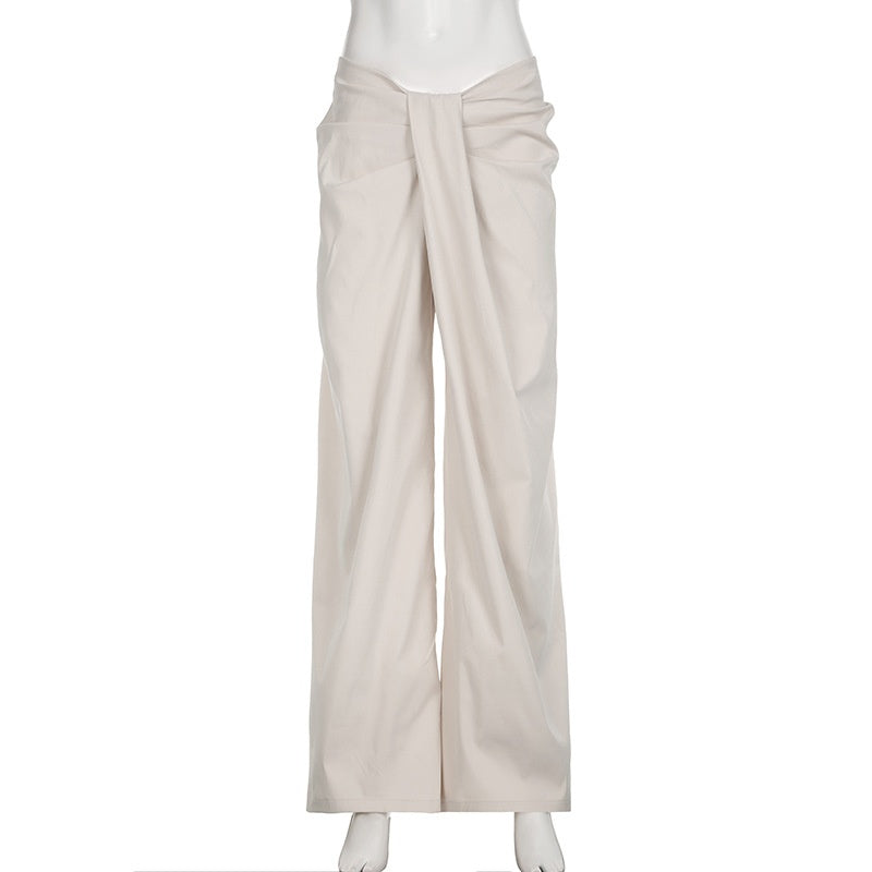 Loose-Fit Casual Wide-Leg Pants
