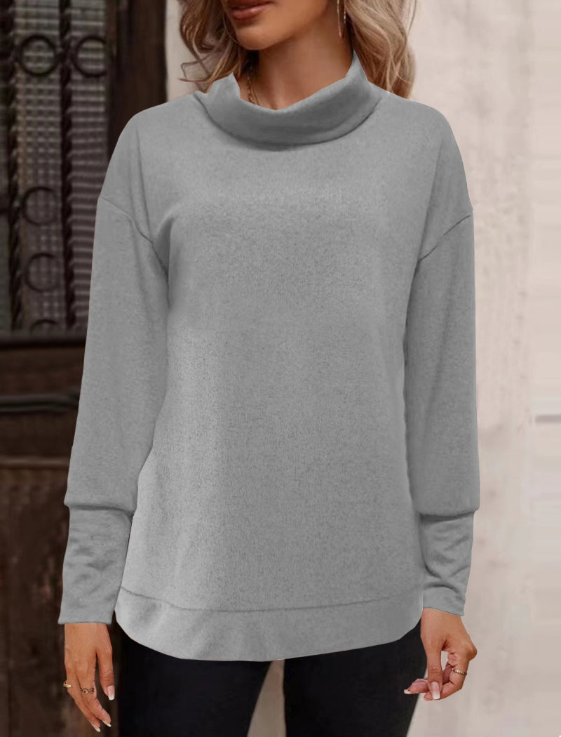 Classic Cowl Neck Sweater Top