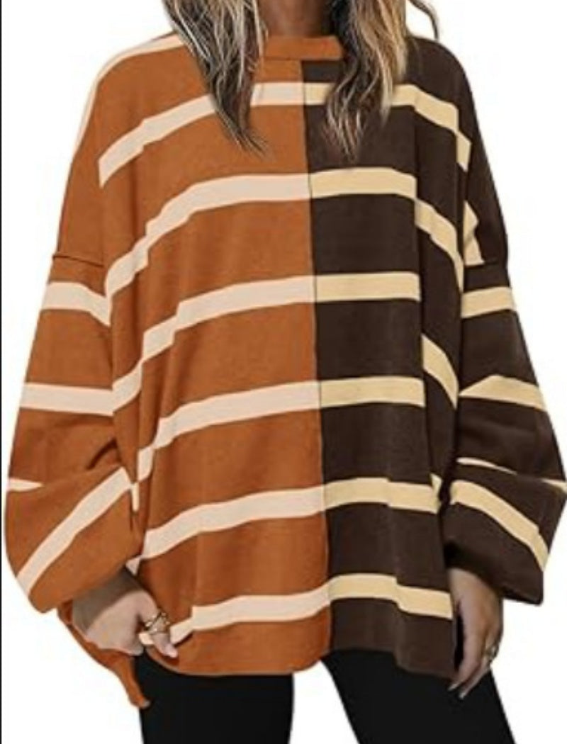 Oversized Striped Sweater
