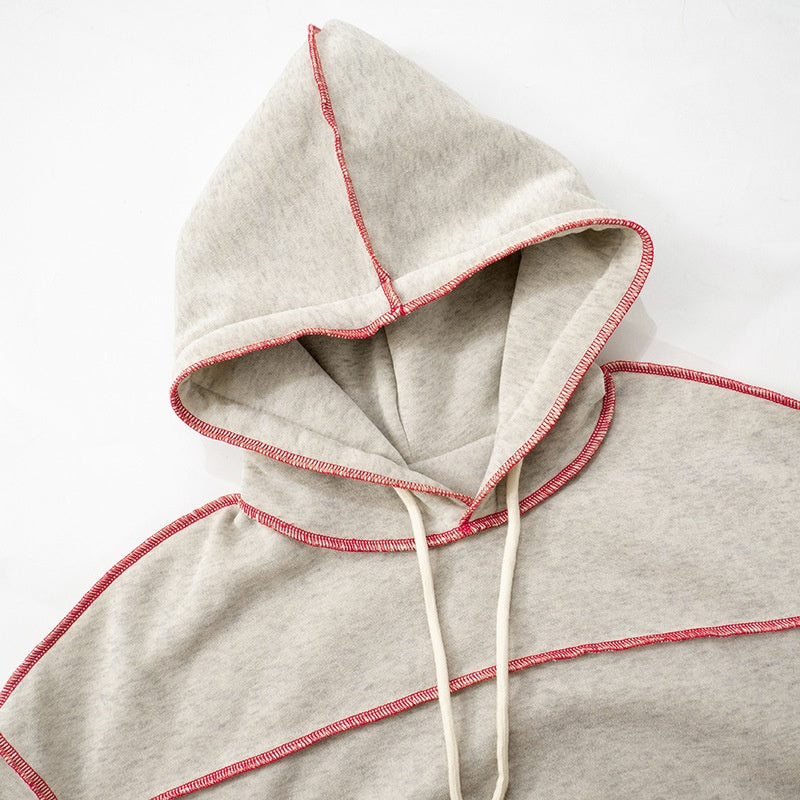 Oversized Stitch Detail Hoodie
