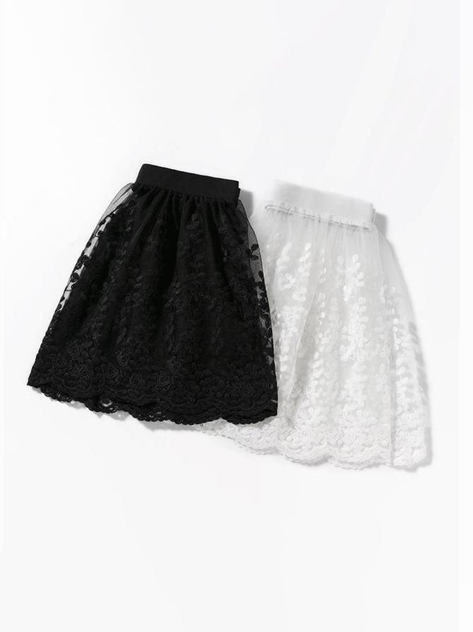 Floral Sheer Mini Skirt