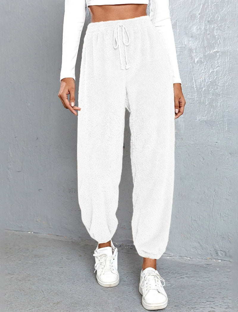 Loose Fit Fuzzy Lounge Pants