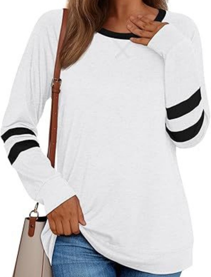 Casual Long Sleeve Tunic Top