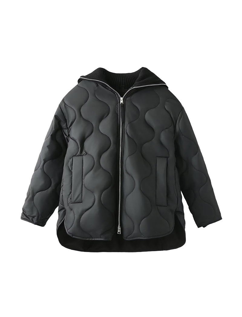 Casual Collared Oversized Jacket