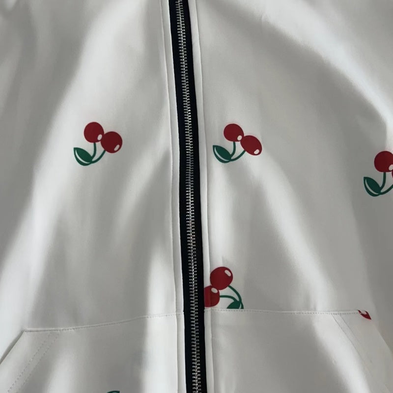 Oversized Hooded Zip-Up Jacket