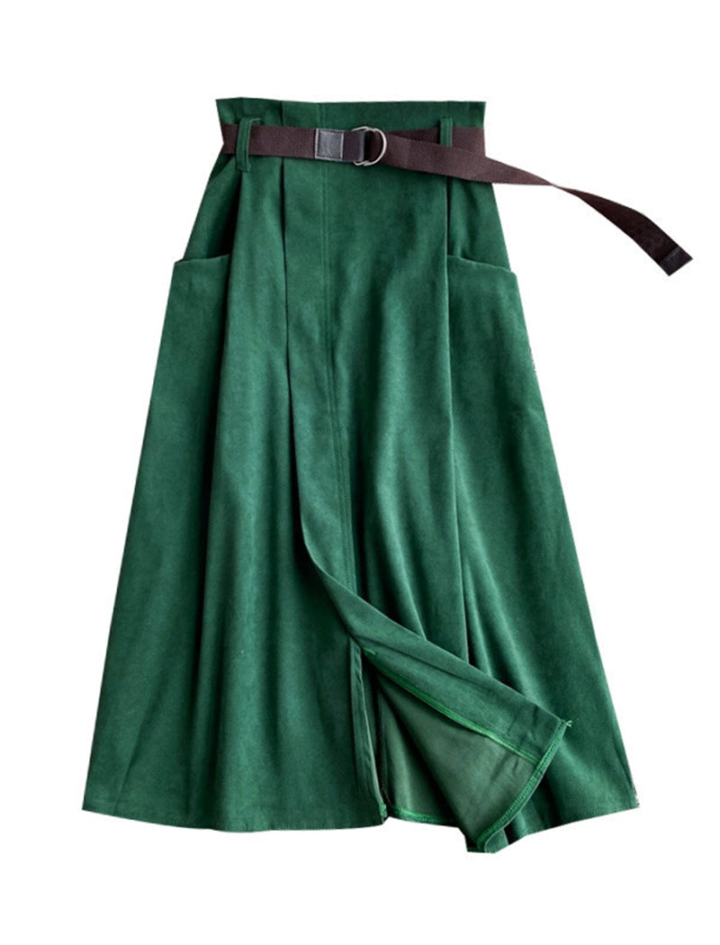 Asymmetrical Mid-Length Skirt