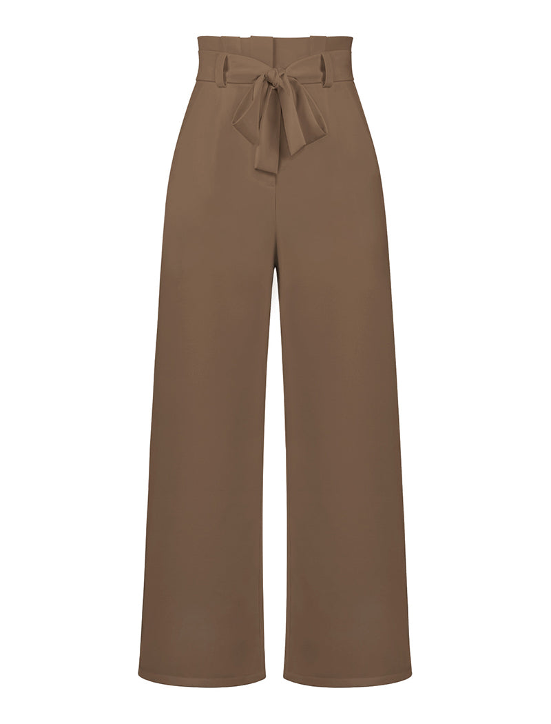 High-Rise Wide-Leg Trousers