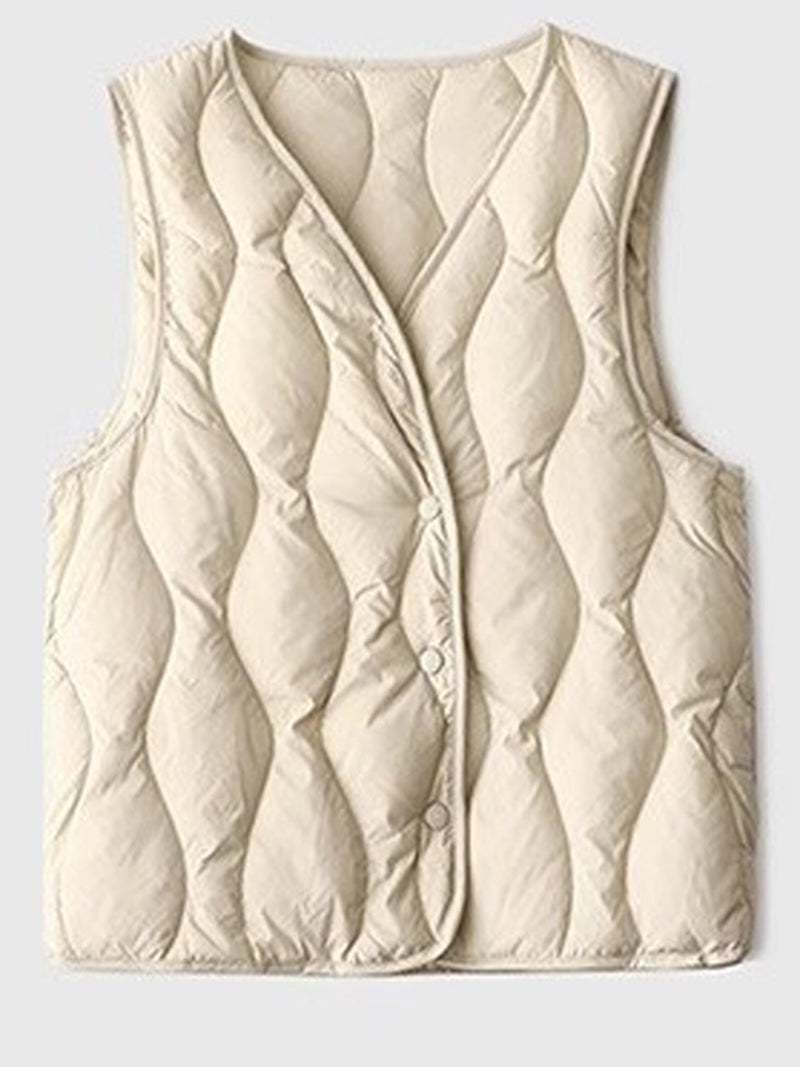 Quilted Sleeveless Vest