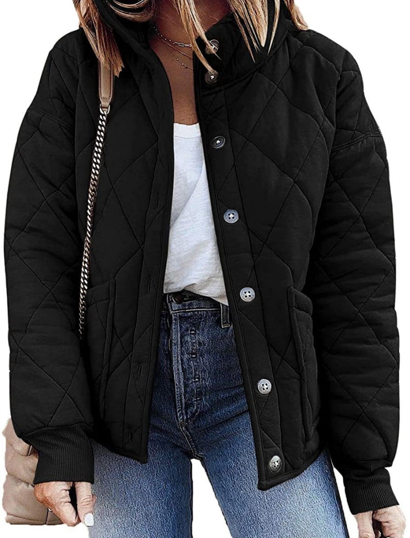 Quilted Buttoned Jacket