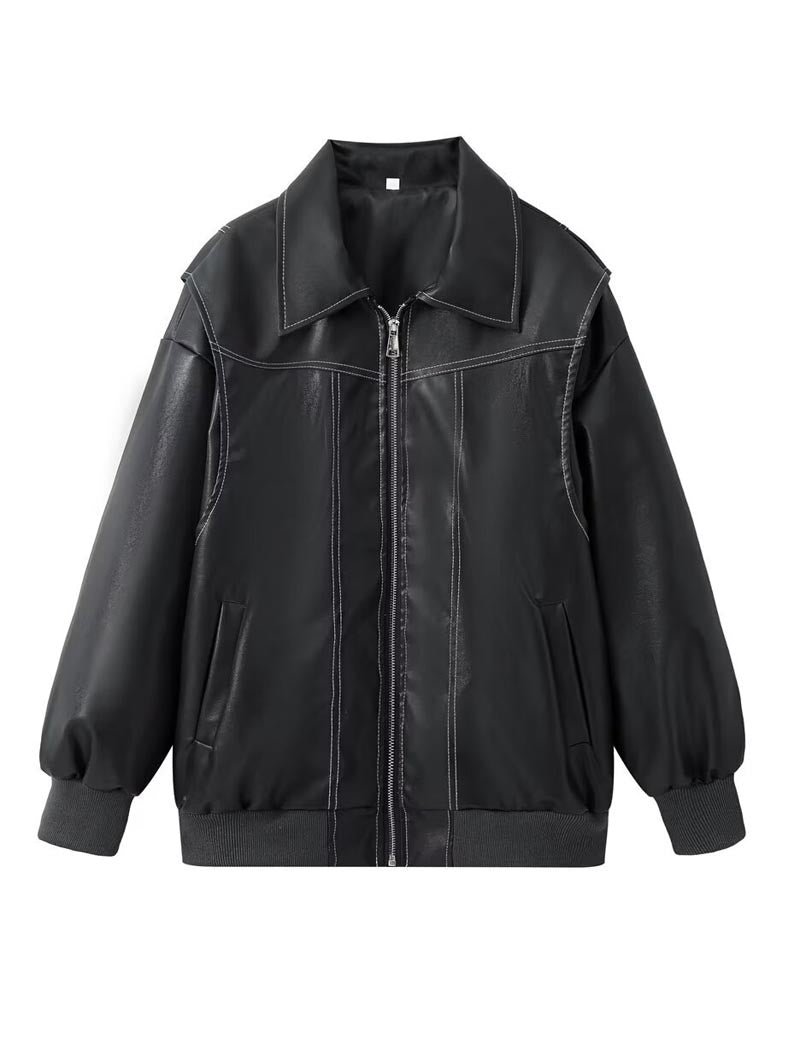 Oversized Zip-Up Jacket