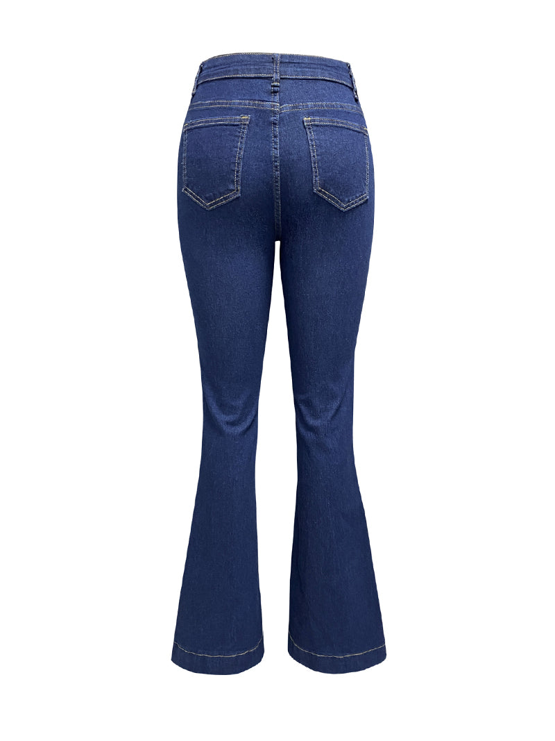 High-Waisted Flare Jeans