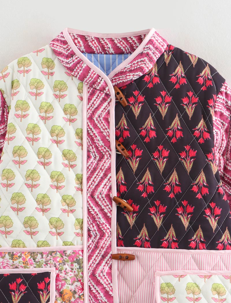 Patchwork Quilted Jacket