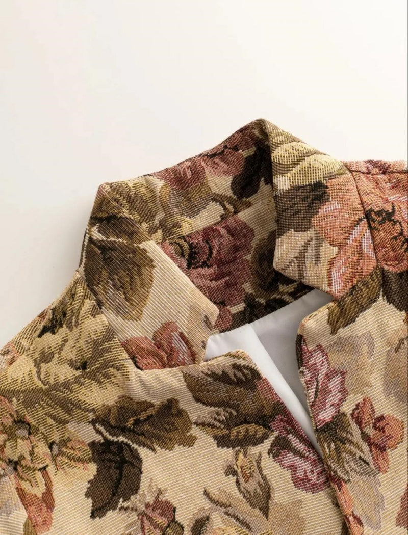 Printed Casual Blazer