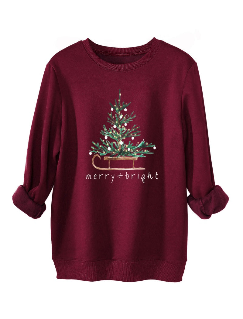 "Merry Bright" Loose Fit Top