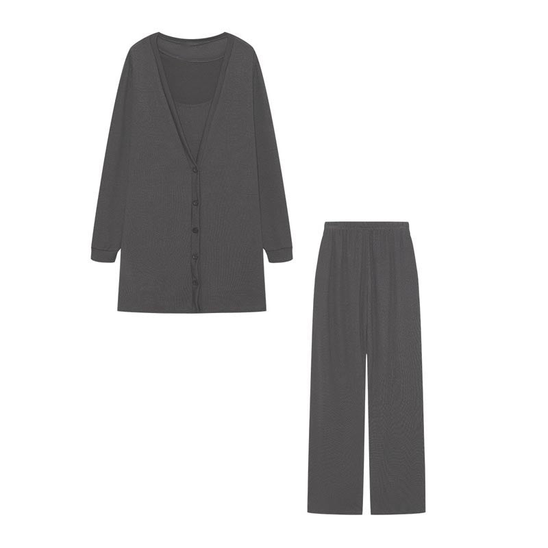 Cozy Knit Cardigan and Pants Set