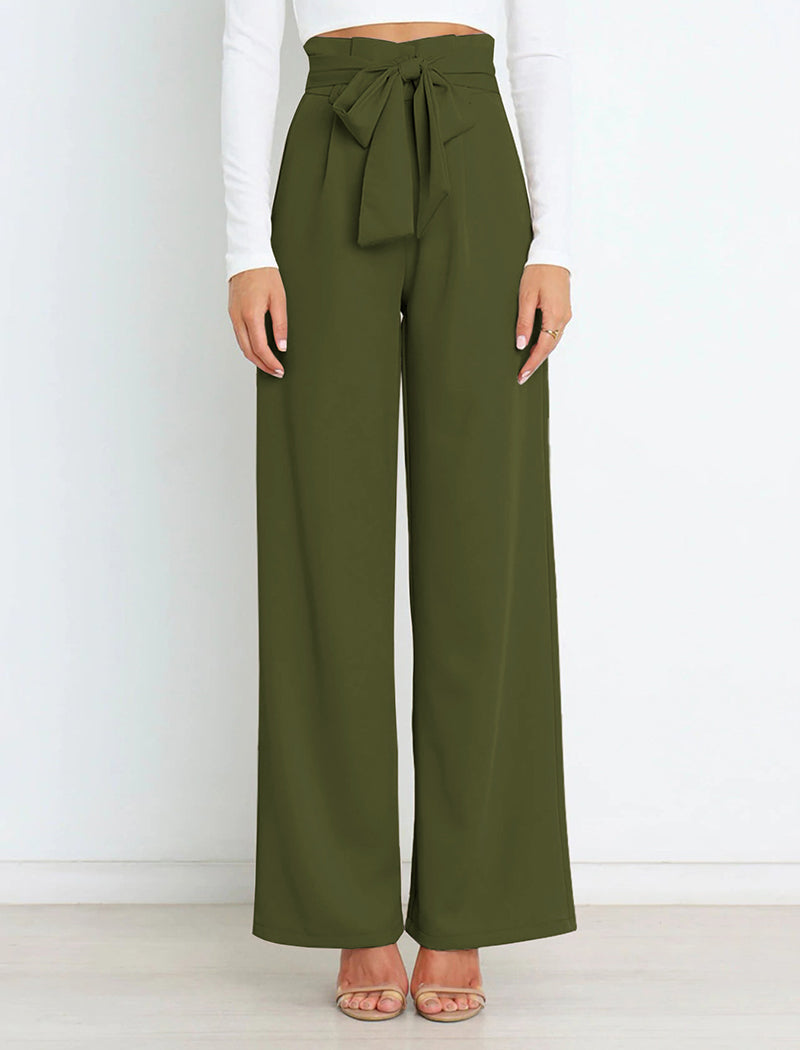 High-Rise Wide-Leg Trousers