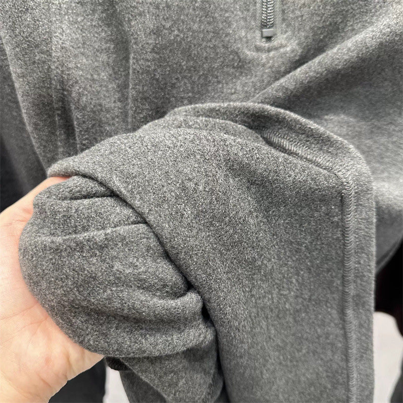 Half-Zip High Neck Pullover