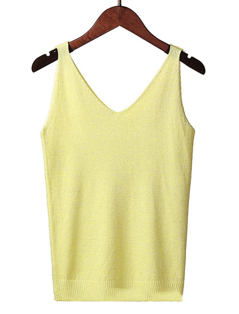 Glitter V-Neck Cami Top