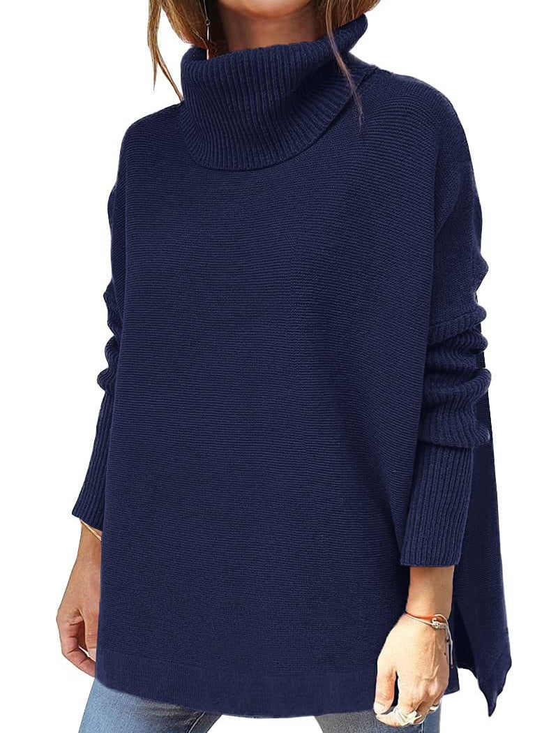 Loose-Fit Turtleneck Pullover