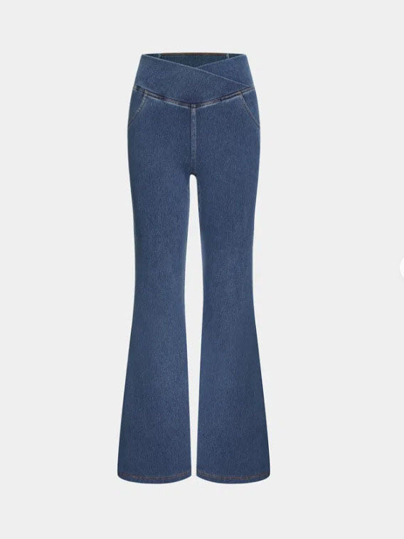 High-Rise Flare Legs Jeans