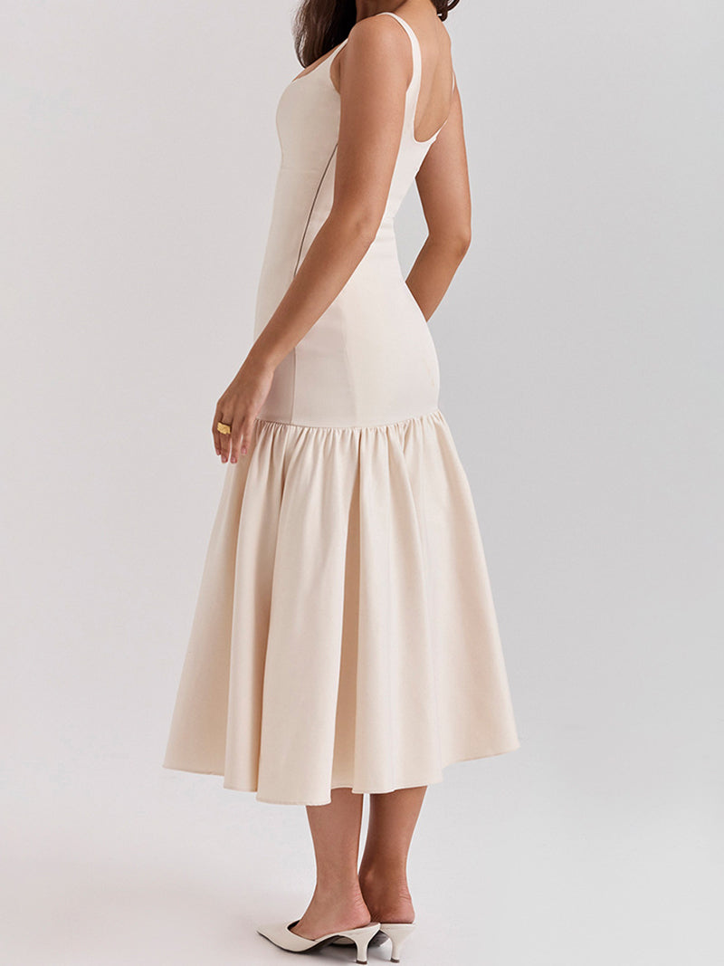 Sleeveless Mermaid Midi Dress