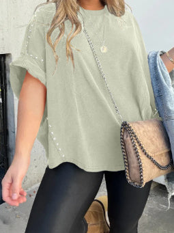 Studded Oversized Tee
