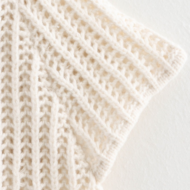 Short Sleeve Knit Top with Side Ties