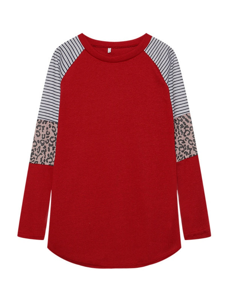 Colorblock Long Sleeve Top