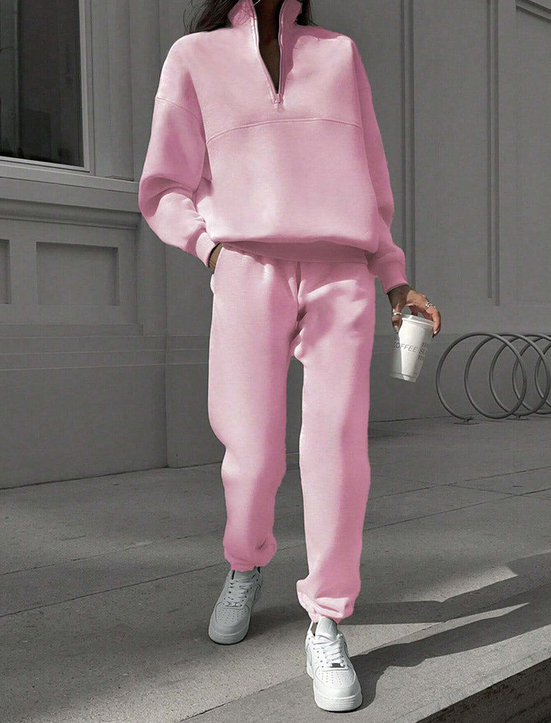 Zip-Up Top and Pants Set