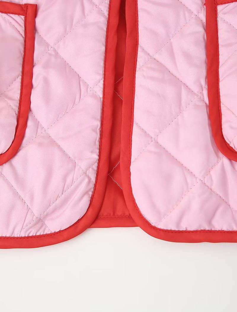 Bow-Detailed Quilted Jacket