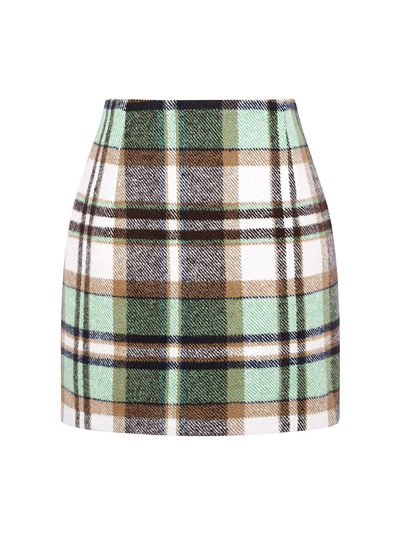 Plaid Mini Skirt