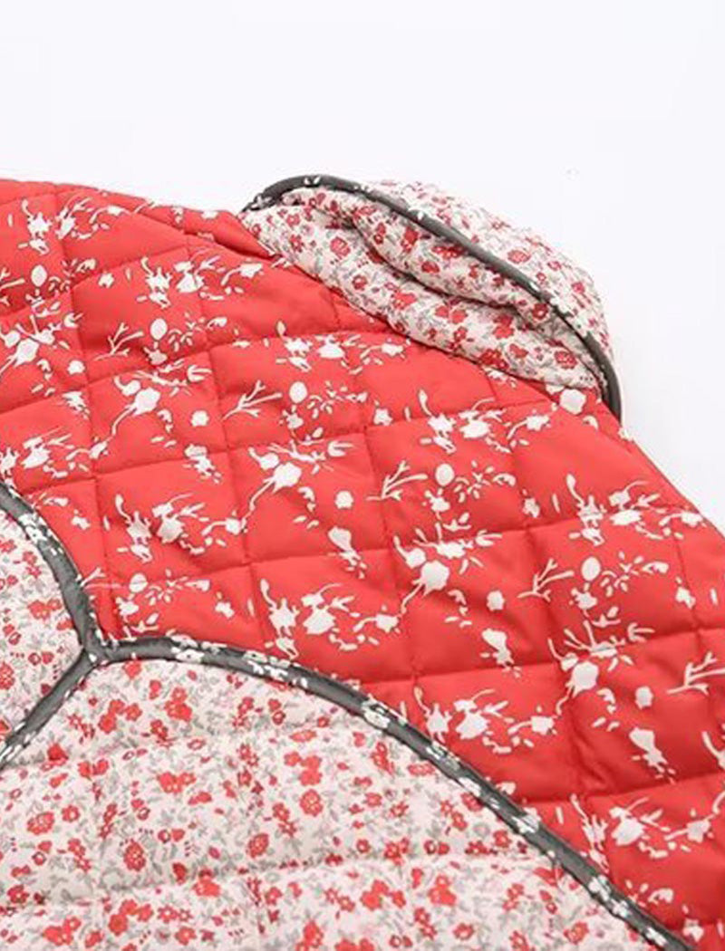 Quilted Patchwork Colorblock Jacket