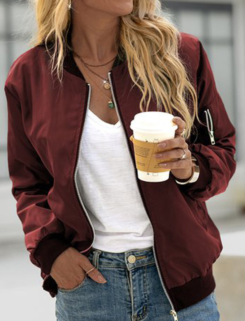 Zip-Up Bomber Jacket