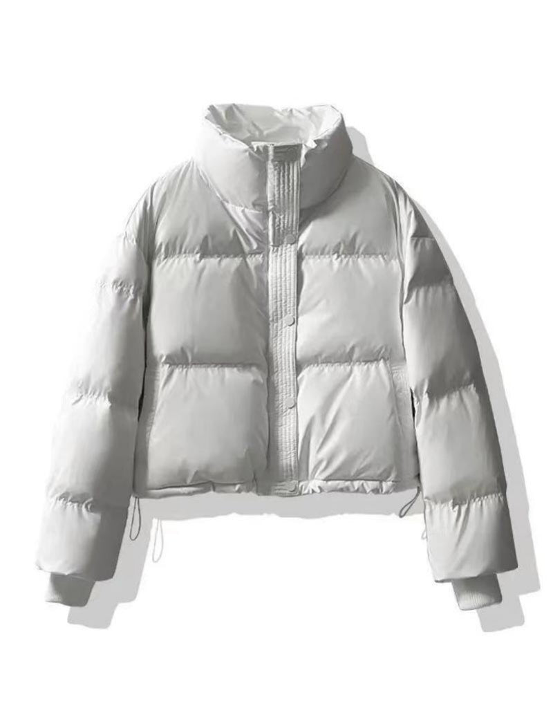 PU Leather Puffer Coat