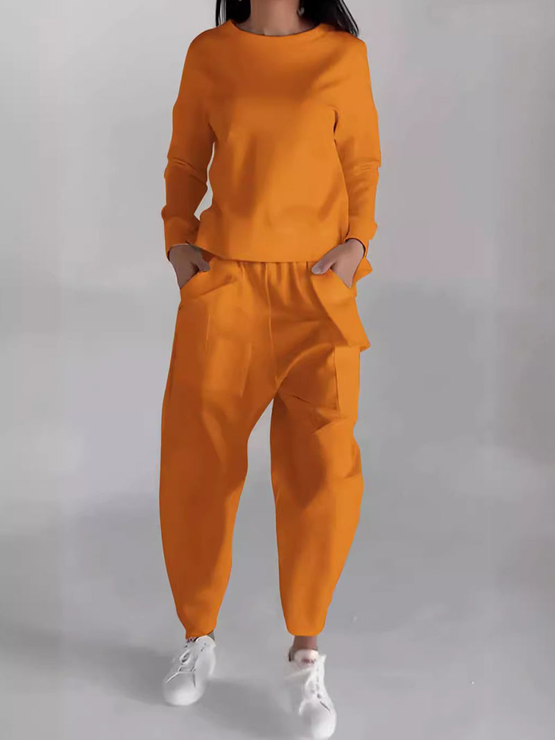 Back-Tie Top and Cargo Pants Set