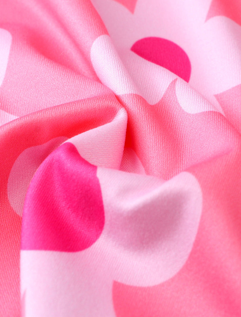 Floral Print Long Sleeve Top and Shorts Set