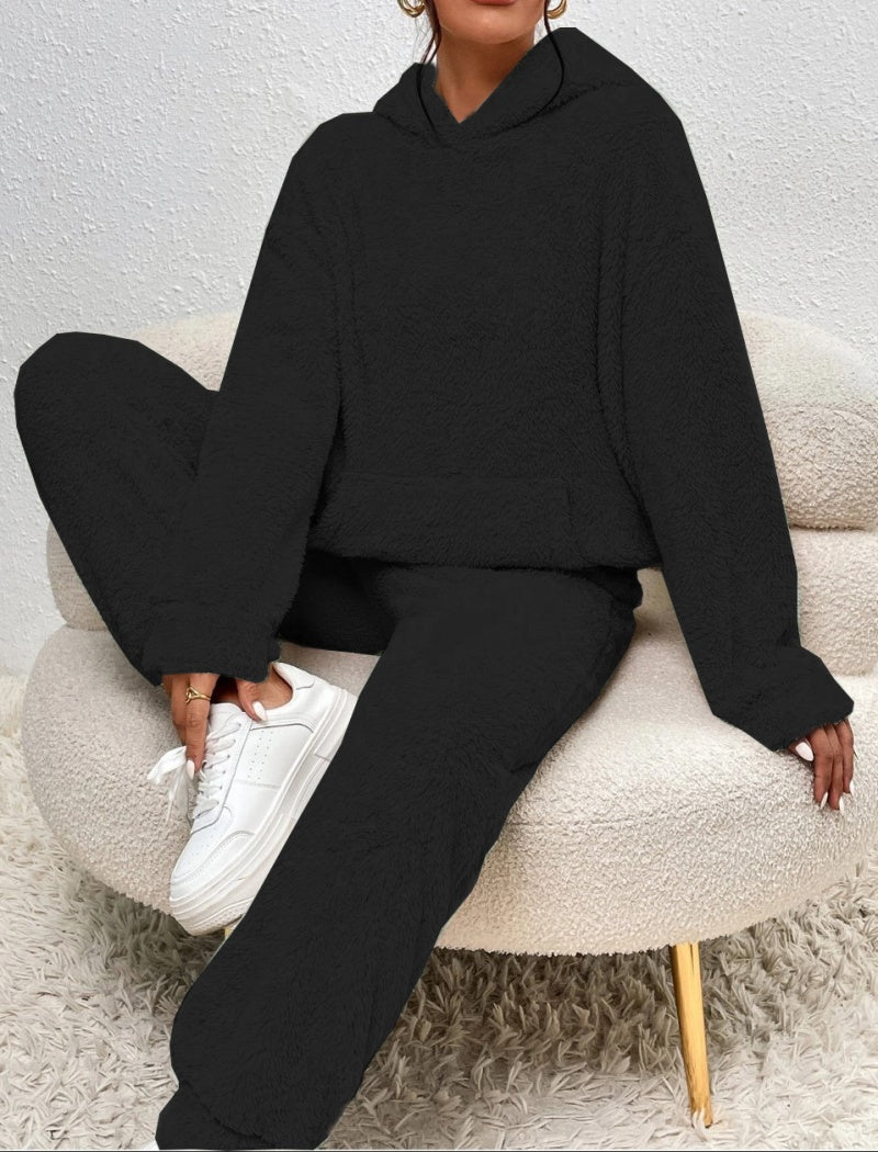 Hooded Long Sleeve Casual Pants Loungewear Set