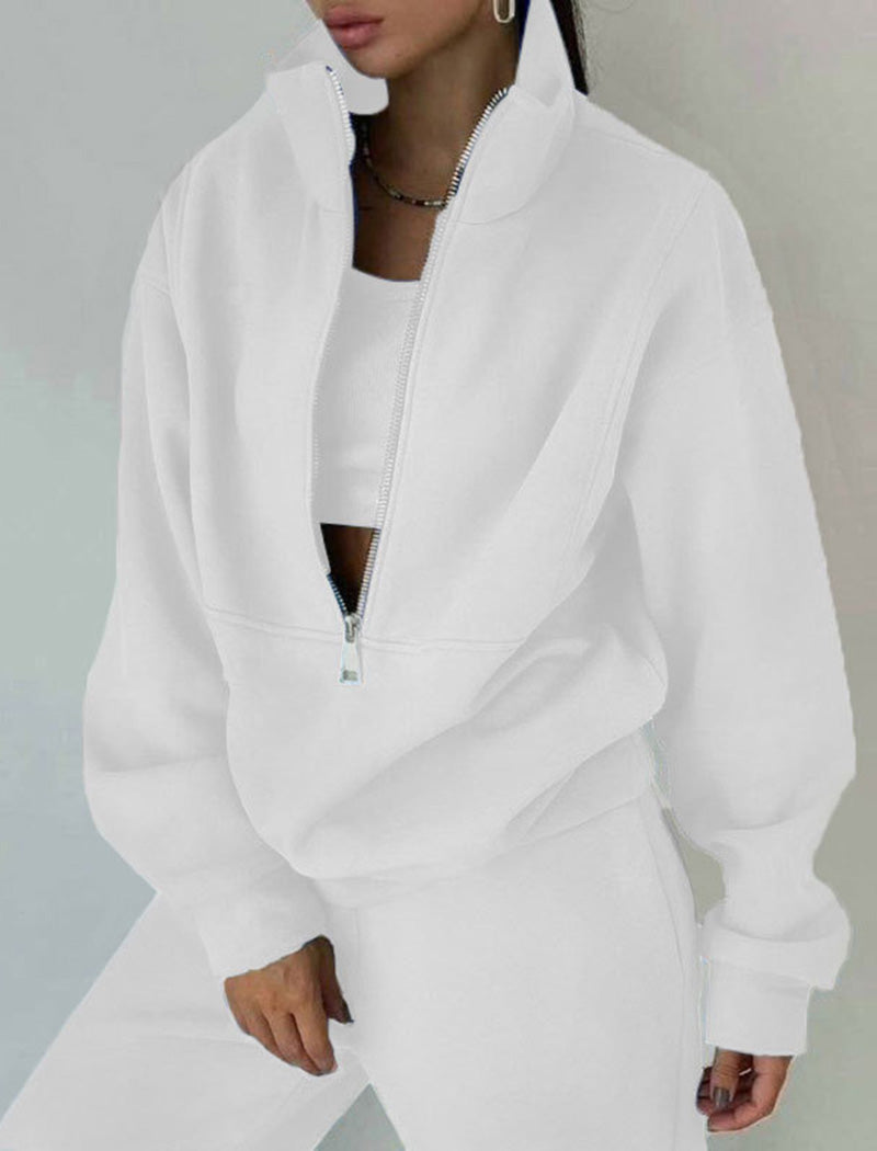 Zip-Up Relaxed Track Set