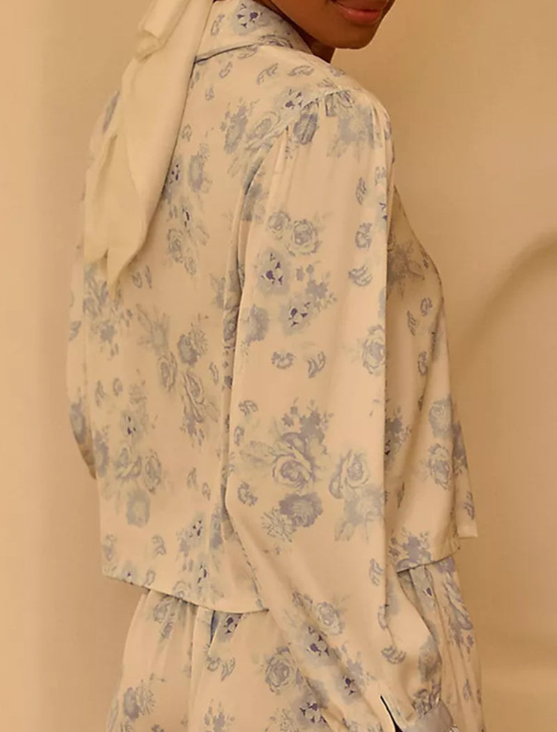 Printed Two-Piece Lounge Set