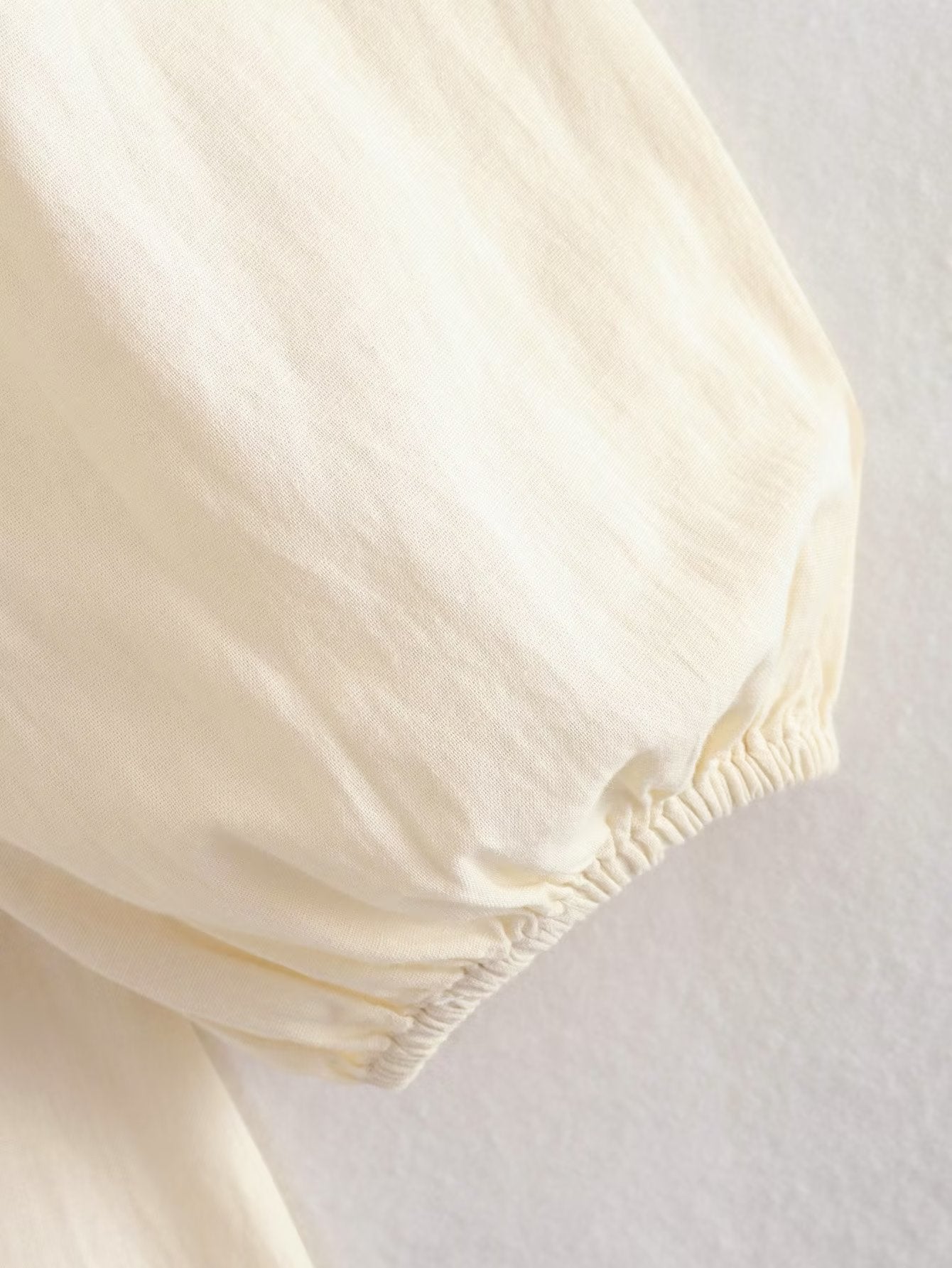 V-Neck Crochet Detail Romper